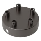 CALEX - Ceiling Cup Metal Satin Pearl Black 5 holes dia 100mm