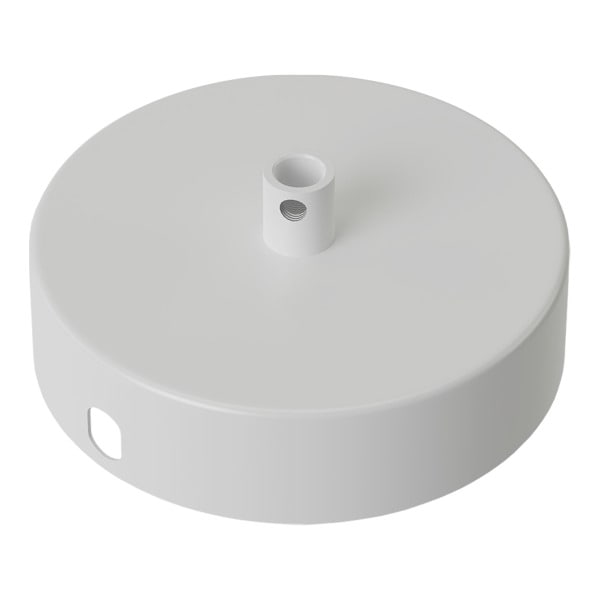 CALEX - Ceiling Cup Metal White 1 hole dia 100mm