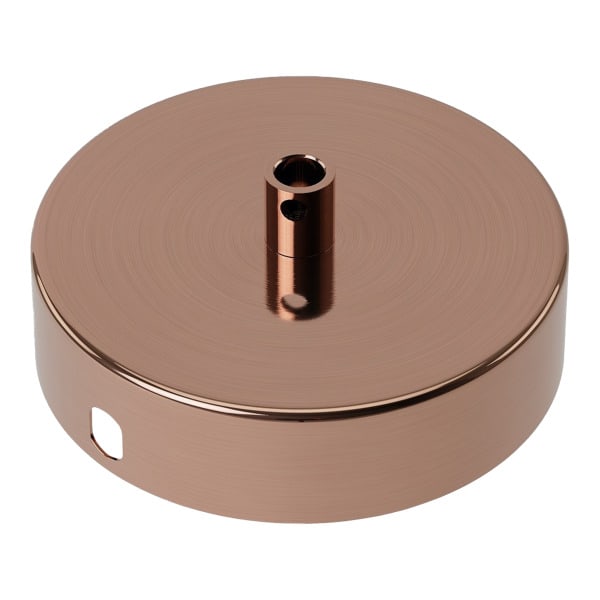 CALEX - Ceiling Cup Metal Polished Copper 1 hole dia 100mm