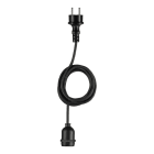 BAILEY - Outdoor Pendelleuchte E27 Schwarz 3M mit Stecker IP44