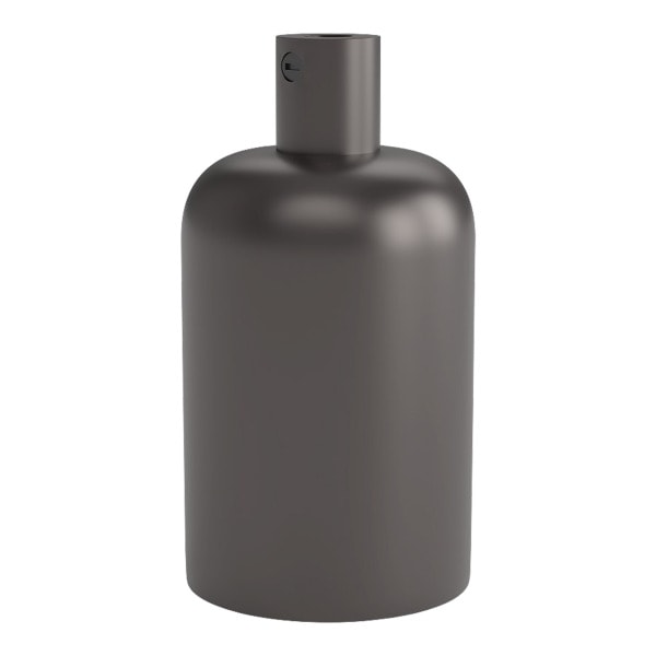 CALEX - Fassung E27 Alu Satin Pearl Schwarz 42x63mm