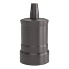 CALEX - Fassung E27 Alu Satin Pearl Schwarz 47x72mm