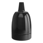 CALEX - Fassung E27 Ceramic Polished Schwarz 47x63mm