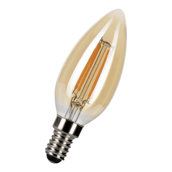 BAILEY - LED FIL C35 E14 DIM 4W (29W) 300lm 822 Gold