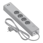 CALEX - Smart WIFI Table Receptacle 4-way BE/FR + 2 USB