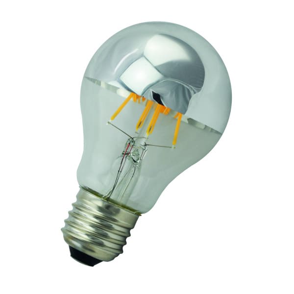 BAILEY - LED FIL A60 KV Silber E27 DIM 6W (45W) 550lm 827
