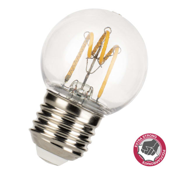 BAILEY - SPIRALED Safe G45 E27 2W (18W) 175lm 827 PC Klar