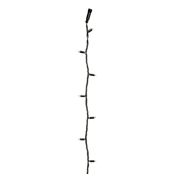MK - 019-366 String Lite 120 LEDs 12M Schwarz Flash 10.5W WW QF+ IP67