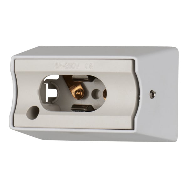 BAILEY - Fassung S14d Metall Weiß