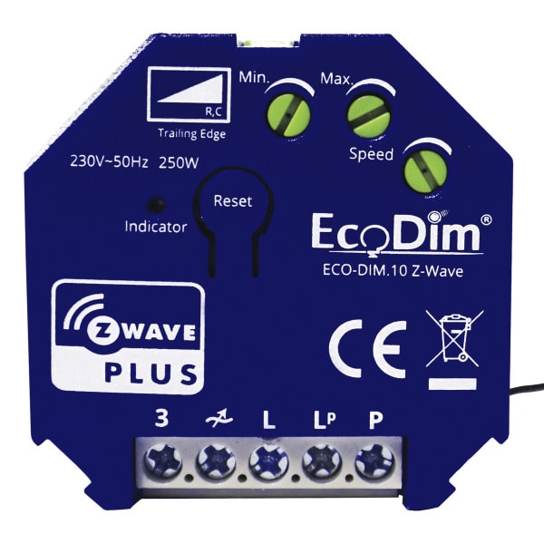 ECODIM - EcoDim ECO-DIM.10 Z-Wave LED-Dimmer Module 250W