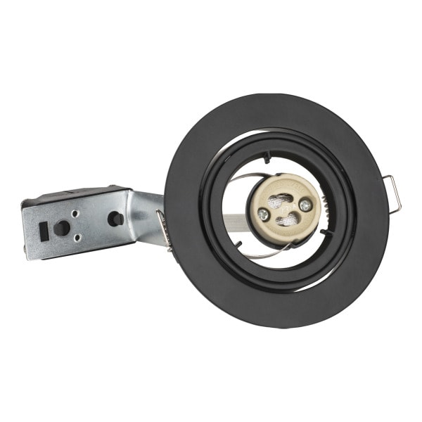 BAILEY - Einbaustrahler GU10 Set Alu Schwarz Schwenkbar