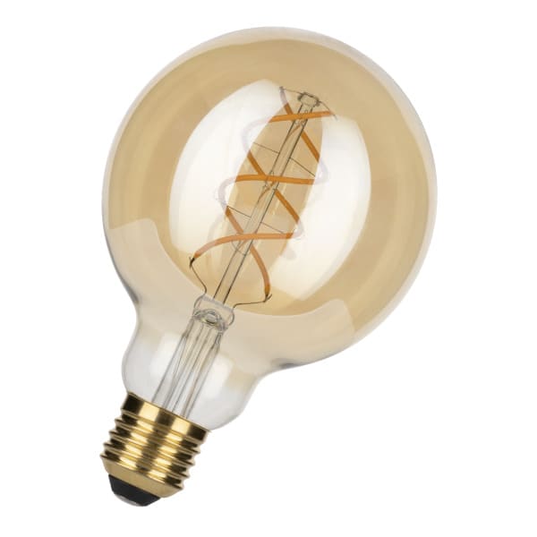 BAILEY - SPIRALED Basic G95 E27 DIM 4W (25W) 250lm 819 Gold