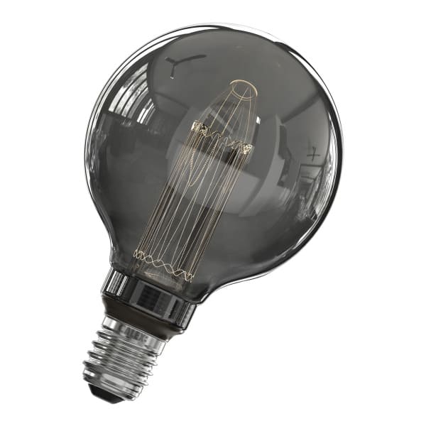 CALEX - LED Fil Crown G95 E27 DIM 3.5W 2000K Titanium