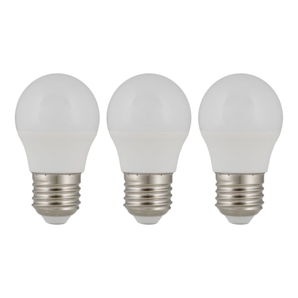 ALI - EcoPack 3pcs LED G45 E27 5.5W (40W) 470lm 827 Opal