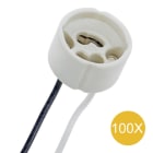 BAILEY - 100-Pack Keramik Fassung GU10 250V 100W