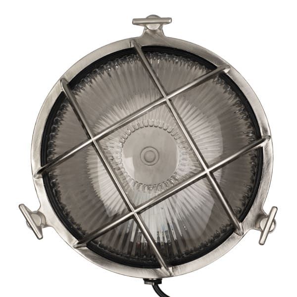 BAILEY - Rundleuchte AHOI E27 Alu Nickel Round IP64