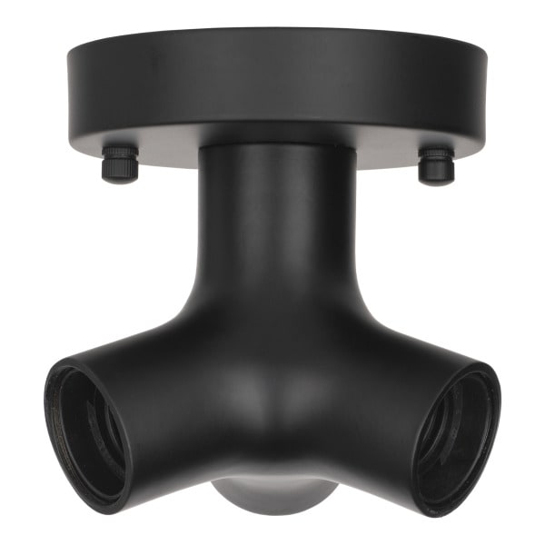 BAILEY - Decken / Wandleuchte Metall Trio E27 Schwarz