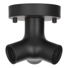 BAILEY - Decken / Wandleuchte Metall Trio E27 Schwarz