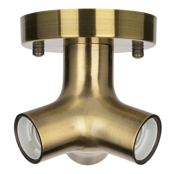 BAILEY - Decken / Wandleuchte Metall Trio E27 Bronze Antik