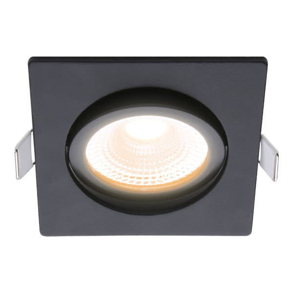 ECODIM - EcoDim ED-10026 LED Spot 5W WarmDim Quadrat Schwarz IP54