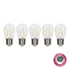 BAILEY - EcoPack 5Stk LED FIL Safe ST45 E27 2W (21W) 200lm 827 PC Klar