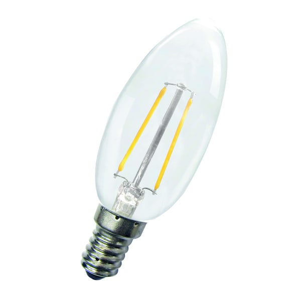 BAILEY - LED FIL C35 E14 2W (19W) 180lm 827 Klar