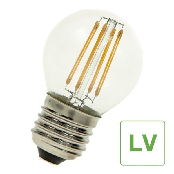 ALI - LED FIL G45 E27 12V-42V AC/DC 4W 330lm (30W) 827 Klar