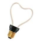 BAILEY - SPIRALED Silhouette Heart E27 8W 380lm 922 DIM
