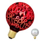BAILEY - LED Magic 3D G95 E27 4.5W Shards Rot