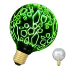 BAILEY - LED Magic 3D G95 E27 4.5W Shards Grün