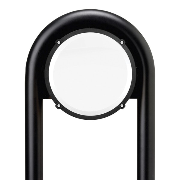 DEFA - 105515 Arc Pole 1050 with plate short Single/Double Schwarz