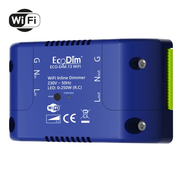 ECODIM - EcoDim ECO-DIM.13 Inline Dimmer WiFi 250W