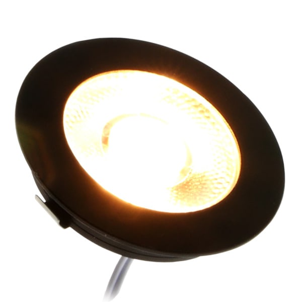 ECODIM - EcoDim ED-10046 LED Spot 3W 2700K Rund Schwarz IP54 DIM