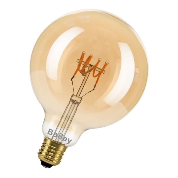 ALI - SPIRALED Leslie G125 E27 DIM 3.2W 180lm 919 Gold