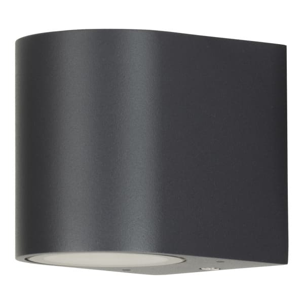 ALI - Wall Lamp Outdoor 1x GU10 Anthracite D-Form IP44