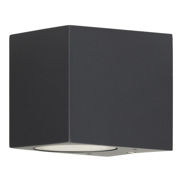 ALI - Wall Lamp Outdoor 1x GU10 Anthracite Quadrat IP44