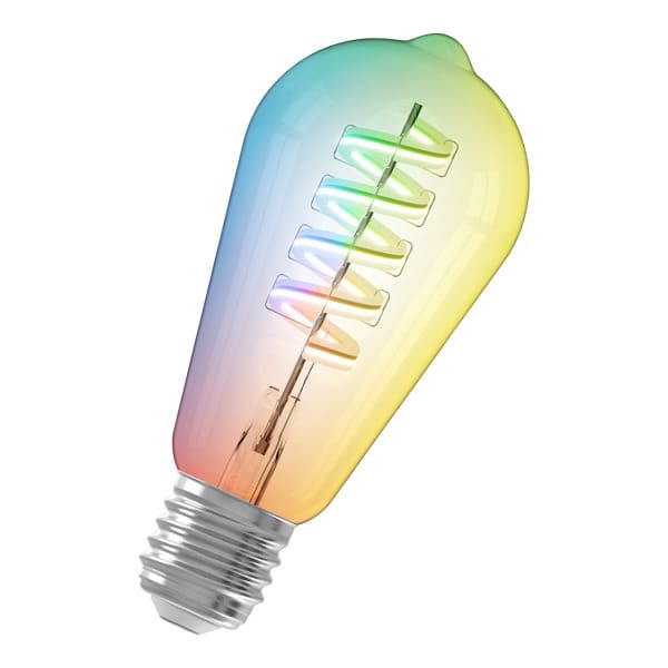 ALI - Smart WIFI LED ST64 E27 240V 4.9W (27W) RGB+1800K Clear