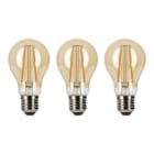 ALI - EcoPack 3Stk LED FIL A60 E27 6W (48W) 600lm 822 Gold