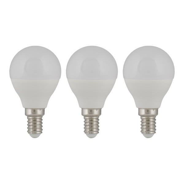 ALI - EcoPack 3pcs LED G45 E14 5.5W (40W) 470lm 827 Opal