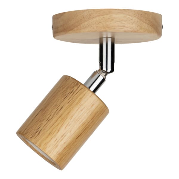 ALI - Decken / Wandleuchte Holz L E27