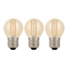 ALI - EcoPack 3pcs LED FIL G45 E27 1W 90lm 822 Gold