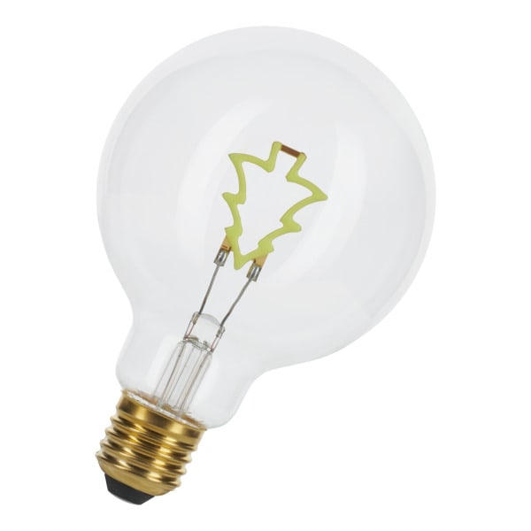 ALI - LED Silhouette Weihnachtsbaum G95 E27 BU DIM 2W 170lm Grün Klar