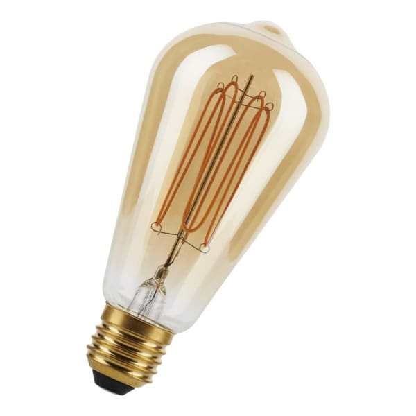 ALI - SPIRALED Rustika ST64 E27 DIM 4W (21W) 200lm 919 Gold