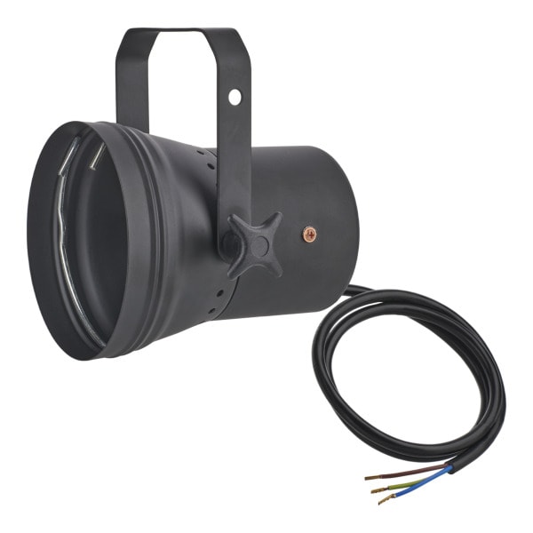 ALI - Pinspot PAR36 6.4V mit Kabel Schwarz