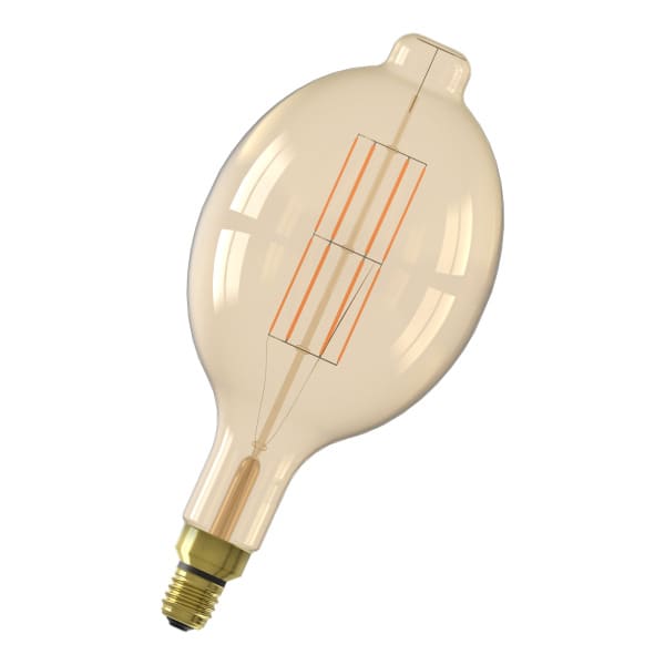 ALI - LED Giant BT180 E27 DIM 10.5W (77W) 1100lm 2100K Gold