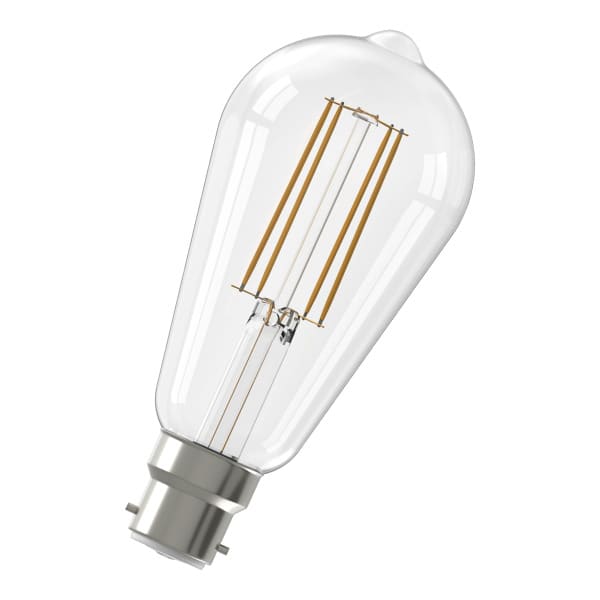 ALI - LED Fil ST64 B22d DIM 3.5W (25W) 250lm 2300K Clear