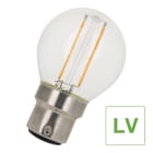 ALI - LED FIL G45 B22d 12V-24V AC/DC 2W (21W) 200lm 827 Klar