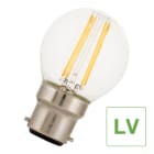 ALI - LED FIL G45 B22d 12V-24V AC/DC 4W (35W) 400lm 827 Klar