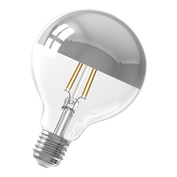 ALI - LED Fil G95 E27 DIM 3.5W (25W) 250lm 2300K TM Silver