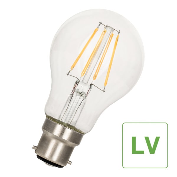 ALI - LED FIL A60 B22d 12V-42V AC/DC 4W 330lm 827 Klar